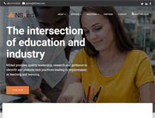 Tablet Screenshot of ns4ed.com